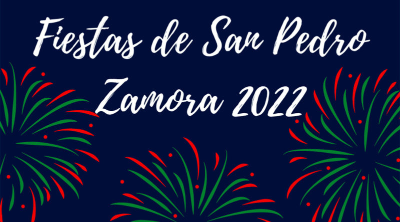 Fiestas San Pedro Zamora 2022 programa